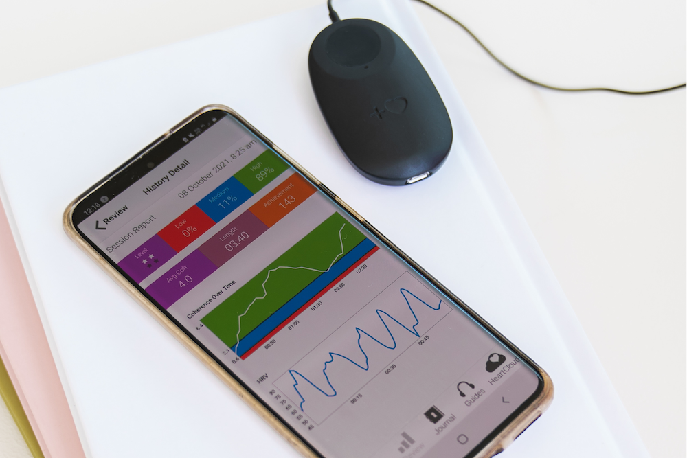 Heartmath coherence training device